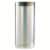 Core Kitchen Stainless Steel & Glass Iridescent Storage Jar Perspective: back