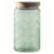 Core Kitchen Acacia & Glass Storage Jar - Misty Marsh Perspective: back