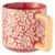 Core Home™ Square Handle Mug - Retro Floral Perspective: back