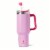 Manna Valentines Atlas Stainless Steel Tumbler - Pink Perspective: back