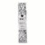 Core Home Flameless LED Ribbed Taper Candles - Black Perspective: back