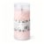 Core Home™ Medium Flameless LED Swirl Pillar Wax Candle - Pink Perspective: back