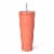 Manna™ Axel™ Stainless Steel Tumbler With Straw - Coral Perspective: back