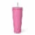 Manna™ Axel™ Stainless Steel Tumbler With Straw - Pink Perspective: back