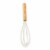 Core™ Kitchen Silicone & Rubberwood Whisk - Beige Perspective: back