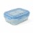 Manna™ Glass Bento Box - Blue Perspective: back
