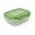 Manna™ Glass Bento Box - Green Perspective: back