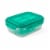 Manna™ Glass Bento Box - Teal Perspective: back