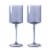 Core Home Wine Glasses - Blue Perspective: back
