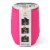 Manna™ Studded Wine Tumbler - Pink Perspective: back