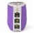 Manna™ Studded Wine Tumbler - Purple Perspective: back