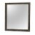 41 In. X 41 In. Classic Square Wood Framed Dresser Mirror Perspective: back