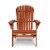 Mongo Walnut Wood Folding Adirondack Chair Perspective: back