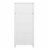 Martha Stewart Gray 4 Tier Shaker Style Bookcase with Cabinet and Brushed Nickel Hardware Perspective: back
