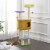 51 4-Tier Modern Sisal Heart Cat Tree, Scratching Posts, Napping Perch, Dangling Toys Perspective: back