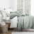 Linen Studio™ Modern Quilt Coverlet Soft Set in Diamond Stitching Perspective: back
