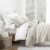 Linen Studio™ Modern Quilt Coverlet Soft Set in Stripe Stitching Perspective: back