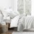 Linen Studio™ Soft Quilt Coverlet Bedding Set - Pattern/Solid Reversible Perspective: back