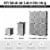 Costway DIY 12 Cube Portable Closet Storage Organizer Clothes Wardrobe Cabinet W/Doors Perspective: back