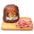 Grab & Go Eckrich Deli Virginia Baked Ham Fresh Sliced Deli Meat Perspective: back