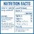 Equal® Zero Calorie Sweetener Packets Perspective: back