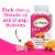 Caltrate Calcium and Vitamin D Supplement Black Cherry Strawberry Orange Gummy Bites Perspective: back