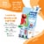 Orajel™ Baby Tooth & Gum Bright Banana Apple Cleanser and Toothbrush Perspective: back