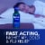 Vicks NyQuil Cold and Flu Medicine Acetaminophen Liquid Perspective: back