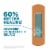 Band-Aid Hydrocolloid Pad All One Size Pro Heal Bandages Perspective: back