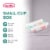 Sterilite Small Clip Box Clear Storage Tote Container with Latching Lid, 6 Pack Perspective: back