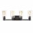 Lighting MERCY Contemporary 4 Light Rubbed Bronze Bath Vanity Fixture 27 Width Perspective: back