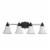 Lighting JANET Contemporary 4 Light Rubbed Bronze Bath Vanity Fixture 30 Width Perspective: back