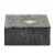 Marble 7X5 Marble Box W/ Bee Accent, Black Perspective: back