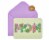 Papyrus Mother's Day Card (Floral Lettering) Perspective: back