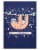 American Greetings #34 Funny Birthday Card (Sloth) Perspective: back