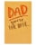 American Greetings #60 Father's Day Card (You're the Best) Perspective: back