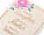 American Greetings #59 Mother's Day Card for Daughter (Lettering with Florals) Perspective: back