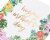 American Greetings #55 Mother's Day Card for Mom (Floral Wreath) Perspective: back