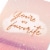 American Greetings Birthday Card - My Favorite (#34) Perspective: back
