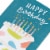 American Greetings Birthday Card - Birthday Cake (#21) Perspective: back