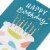 American Greetings Birthday Card - Birthday Cake (#21) Perspective: back