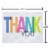 American Greetings #15 Blank Thank You Cards (Colorful) Perspective: back