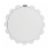 New View Scallop Edge Mirror with White Frame Perspective: back