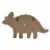 New View Green Dino Shaped Letter Board Wall Haning Perspective: back