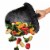 PowerXL 7-qt 10-in-1 1700W Air Fryer Steamer with Muffin Pan Slate Perspective: back