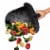 PowerXL 7-qt 10-in-1 1700W Air Fryer Steamer with Muffin Pan Black Perspective: back