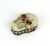 Everspring - Creepy Human Skull Lidded Trinket Box With Jeweled Red Eyes Perspective: back