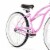Firmstrong Urban Single Speed Women's 26 Inch Lady Beach Cruiser Bike, Pink Perspective: back