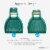 MEKKAPRO Leaf Scoops and Claws V2.0, 1-Pair (2 Pieces), Sturdy Ergonomic Grip Perspective: back