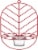 MEKKAPRO Leaf Oriole Bird Feeder, Dual Jelly Orange Feed, Fits Clementine Nectar (Coral Red) Perspective: back
